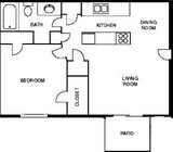 1BR/1BA