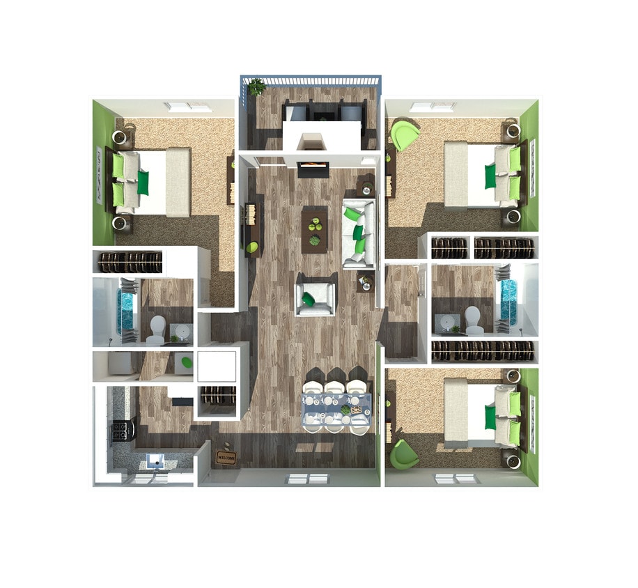 Floor Plan - 3 Bedroom