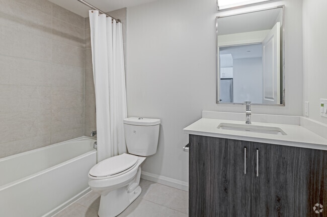 Appartement Stirling 1 chambre + bureau, 1 salle de bain - 48 m² - Salle de bain - The Scott