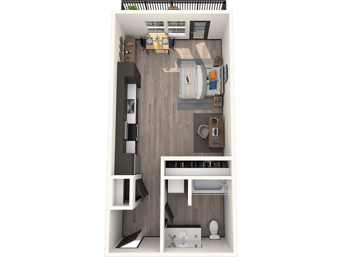 Floor Plan - Studio