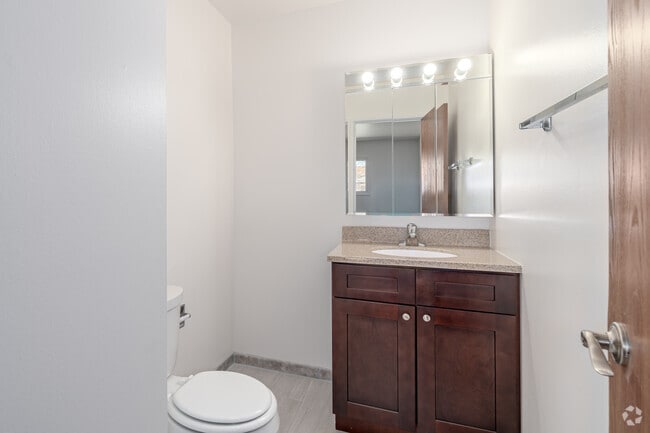 The Deluxe - 2BR, 1.5BA - 887SF - Primary Bathroom