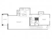 Pompano One Bedroom One Bath (829 SF)