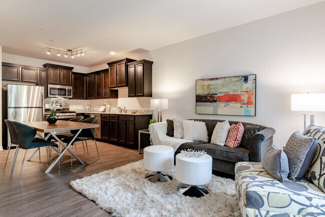 1BR, 1BA - Kitchen/Dining/Living - Reserve at Prairie Centre