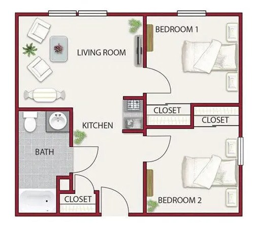 The Cornish - 2 Bedroom