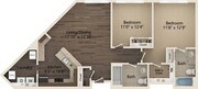 Caldwell floor plan Ayrsley Lofts