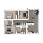 The Alden - 3 Beds, 2 Baths, 1219 sq. ft.