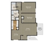 2 Bedroom/2 Bath