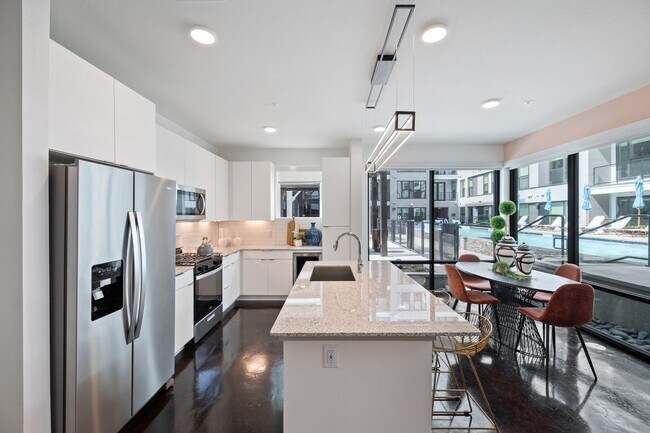 Model Kitchen with Large Island
