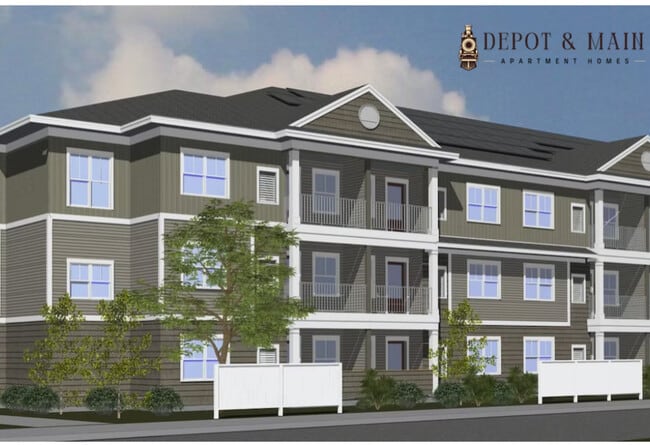 Exterior Rendering - The Depot & Main Rental