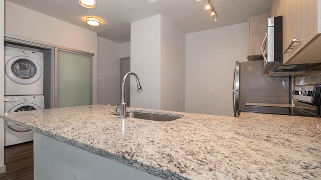 In-home Washer and Dryer and Kitchen