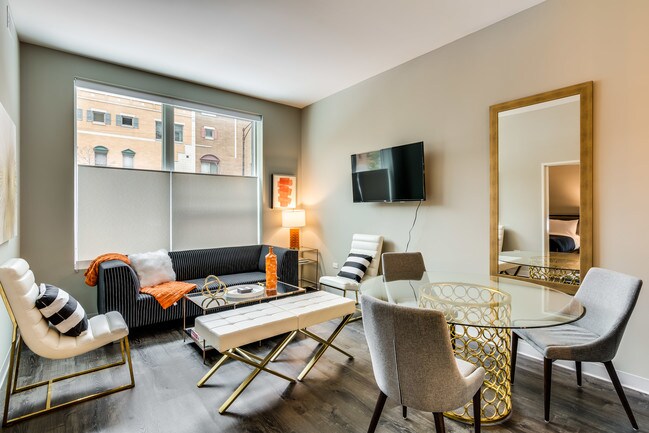 851 West | Model Apartment Living Room - 851 West