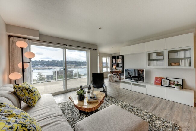 Living Room and Private Balcony