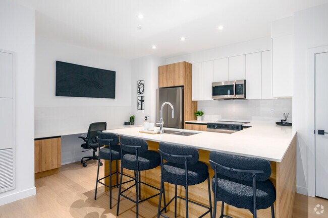 2 chambres, 2 salles de bain - 962 pi² - Cuisine - The Leston Affordable