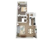 1 Bed, 1 Bath