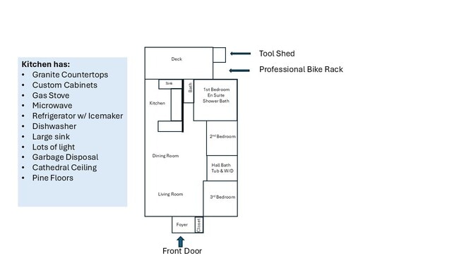 Floor plan - 206 N Graham St