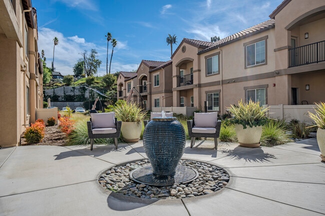 Outdoor seating area - The Woods Senior Living