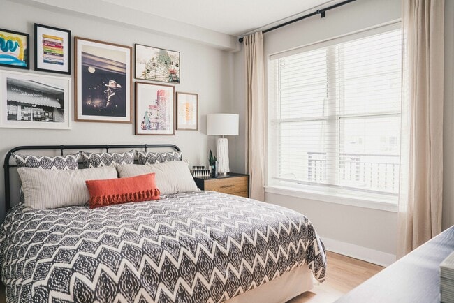Large windows invite an abundance of natural light into your space.