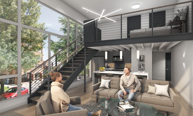 Brand new modern loft apartment in downtown Burlington - 77 Pine St Apartments Unit 208