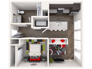 A6 - 1 Bed/1 Bath