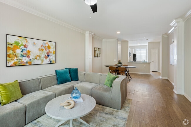 2BR, 2BA - 1,114SF - Living Room