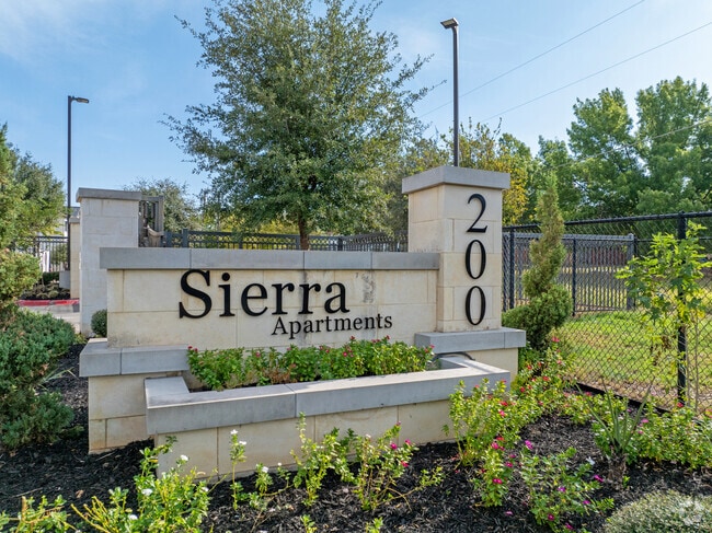 Entrance Sign - Sierra Apartments