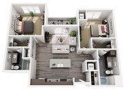 Floor Plan D2 | 22 Slate | Apartments in Madison, WI
