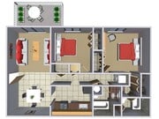 with washer and dryer