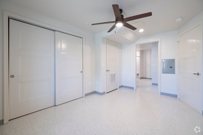 1BR, 1BA - 703SF - Bedroom - Landmark 301 Senior Living