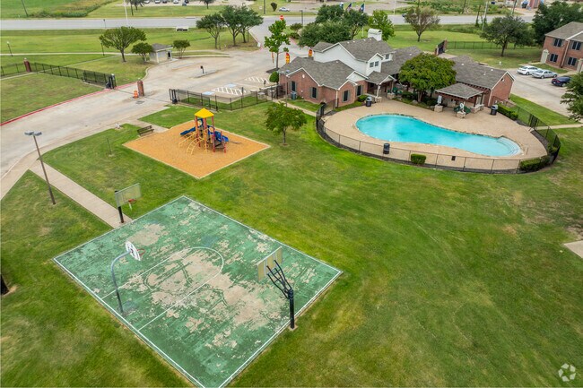 Basketball Court and Playground