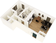alcove - one bedroom
