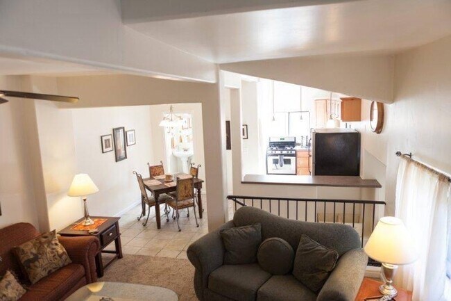 Living room, Dining and Kitchen - 311 S Montezuma St Apartments Unit 18