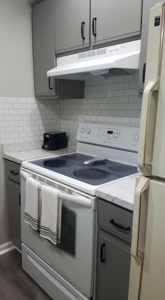 Fully stocked kitchen