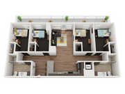 4 Bedroom 2 Bathroom D