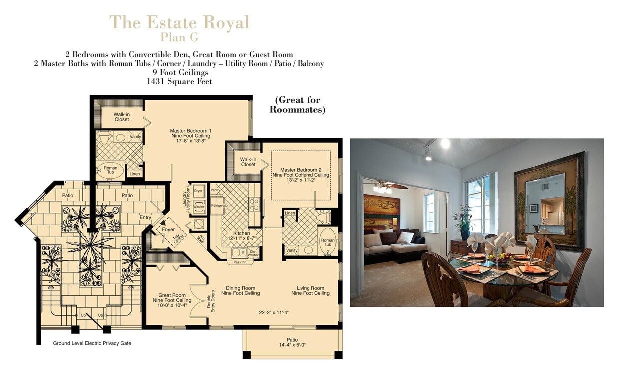 Floor Plan - The Estate Royal G