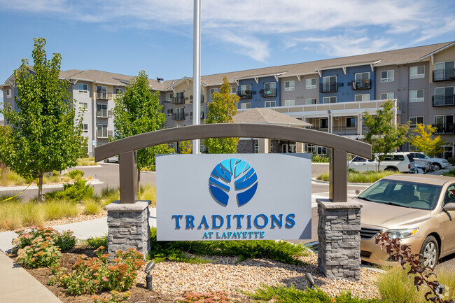 Monument Sign - Traditions At Lafayette a 55+ Community Apartments