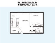 Plano de piso de Fillmore