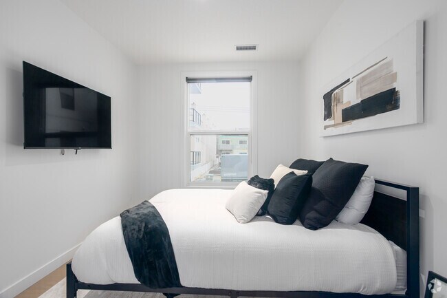 2 chambres, 2 salles de bain - 962 pi² - Chambre principale - The Leston Affordable