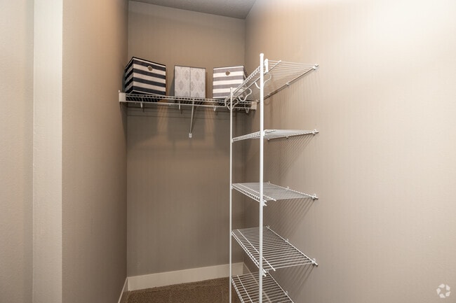 1BR Burgundy - Walk-In Closet