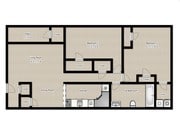 2BR/1BA