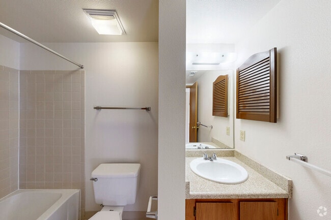 1BR, 1BA - 700SF - Bathroom