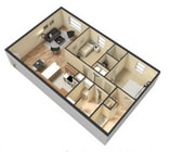 2 bedroom