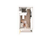 Studio / 1 Bath - 460 SF