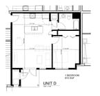 1 Bedroom 815 SF