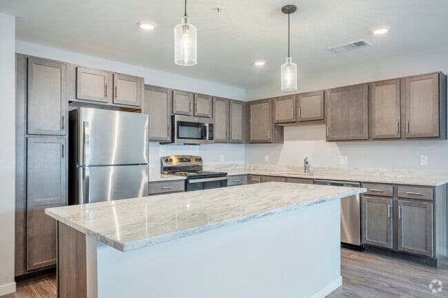 1BR, 1BA - 1,151SF - Kitchen - Prairie Hill Village