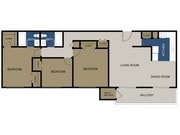3BR/2BA