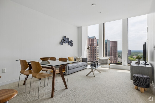 1BR, 1BA - 785SF - Dining Area and Living Room