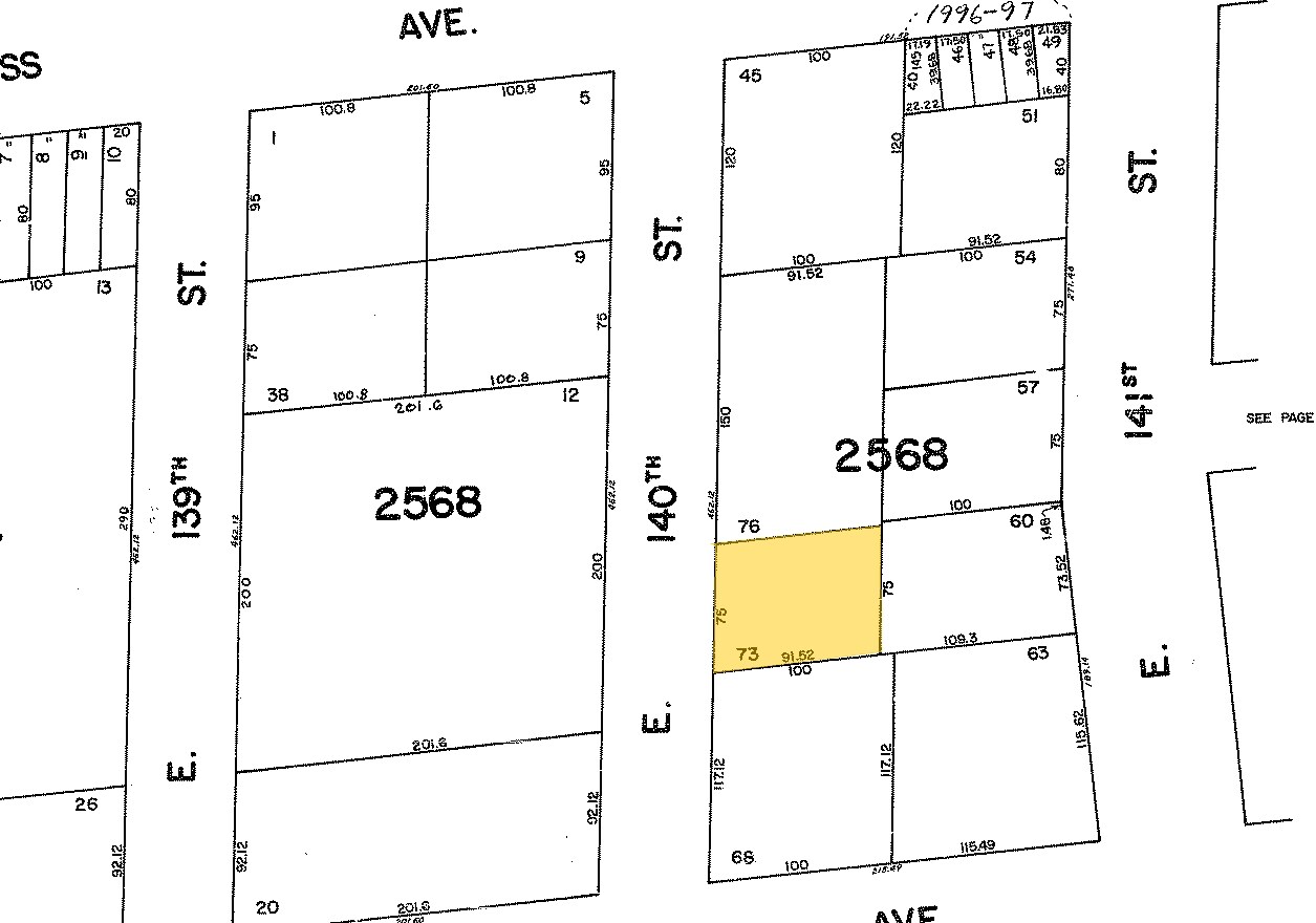 Plat Map - 691 E 140th St