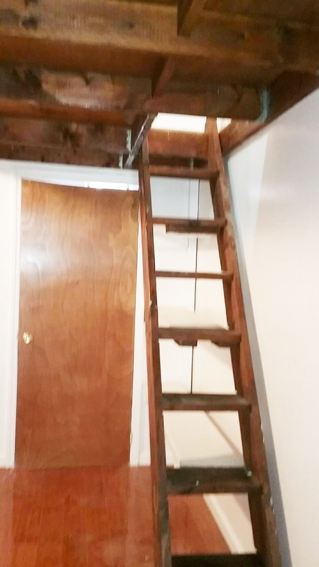 sleeping loft - 223 Van Brunt St Unit 1R