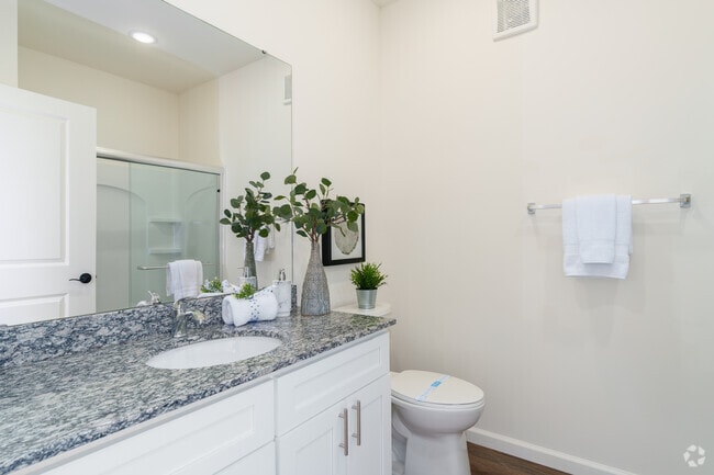 2BR, 2BA - 1,101SF - Primary Bathroom