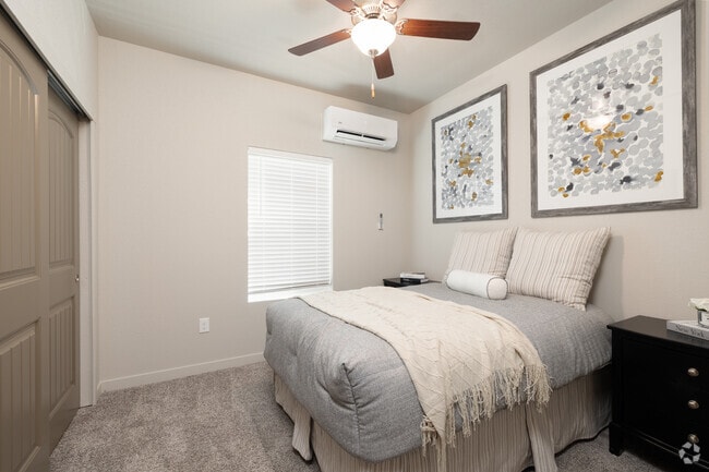 2BR, 1BA - 774SF - Secondary Bedroom - Cottages at Mesa Ridge